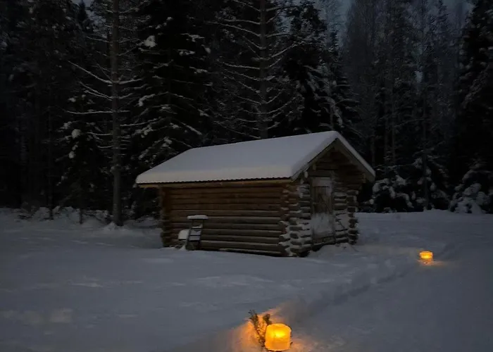 Tatil Evi Lapland Log Retreat Rovaniemi